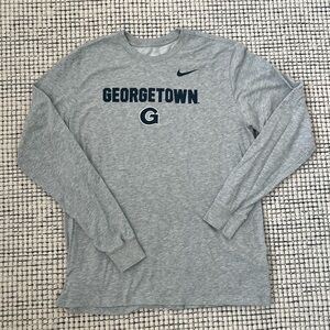Georgetown Nike Grey Long Sleeve